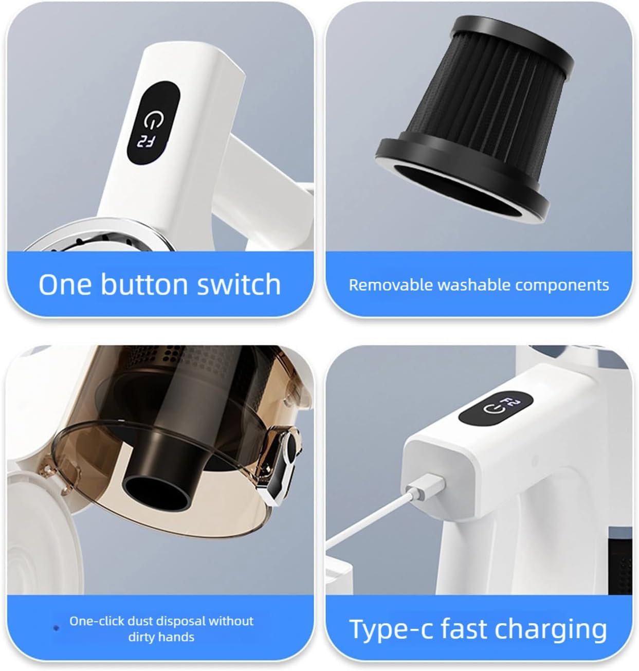 Osmo Pro Vacuum, Cordless Stick Vacuum with 380W Brushless Motor, 15000Pa Strong Suction, 5-Stage Filtration, 2-in-1 Suction & Scrubbing Cleaner for Pet Hair, Carpet, and Floor