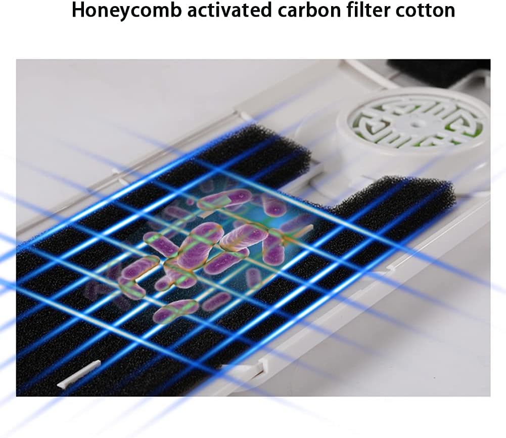 Air Conditioner Wind Deflector, Anti-Direct Blowing Windshield with Activated Carbon Filter Cotton to Purify The Air Wall-Mounted Air Conditioner General Deflector