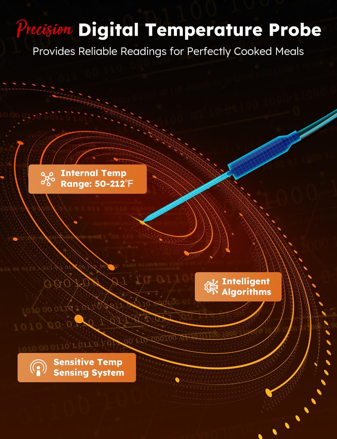 Nuwave Plug-In Grill Air Fryer Oven Combo w/Sheath Heaters, Authentic Char Flavor, 2024 New Convection System, 2X More Even, 100 Presets, Smarter Probe, 50-550°F, Stainless Steel