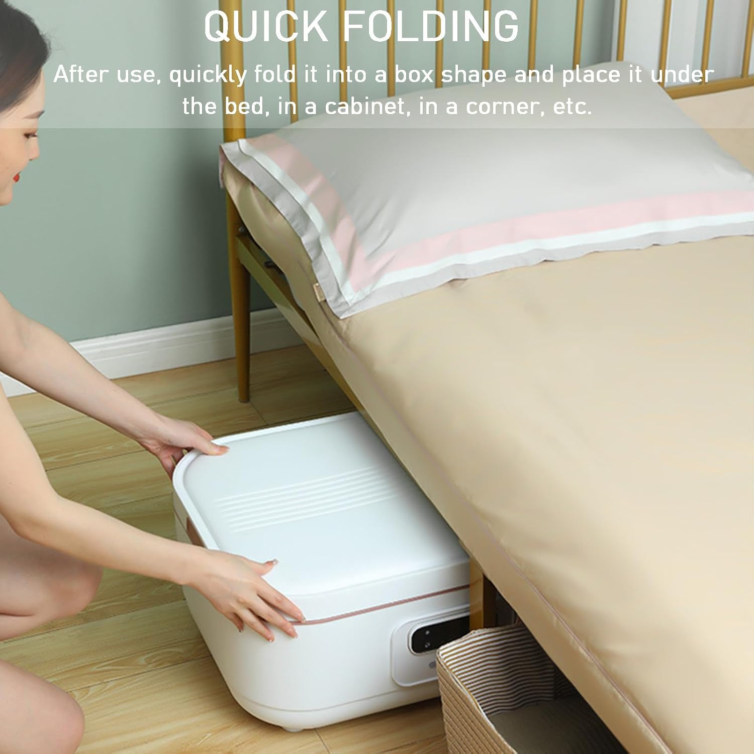 Automatic Ironing Machine, Steam Ironing Machine, Portable Clothes Dryer, 360° Hot Air Circulation, Intelligent Timer