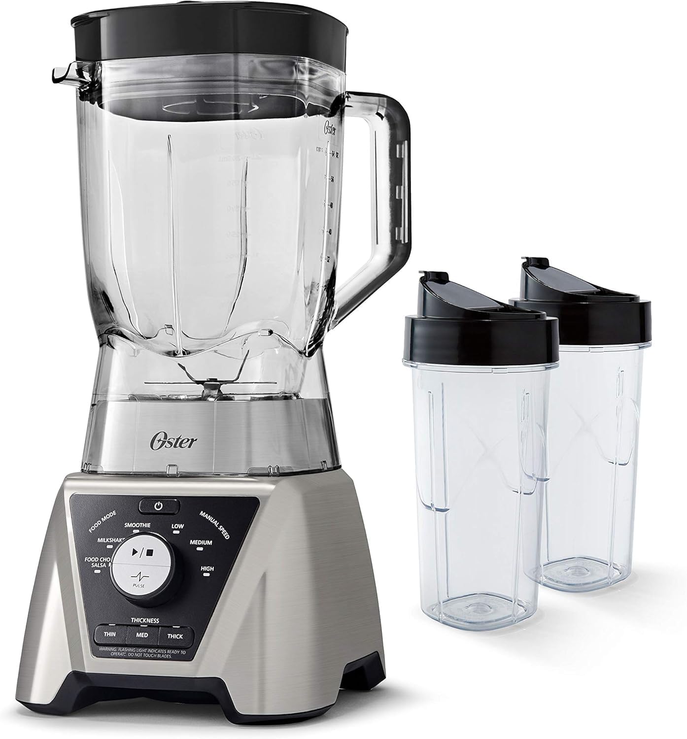 1200 Watt Professional Blender with Texture Select Settings, 8-Cup Tritan Jar & 2 Blend-N-Go Cups, Dual Direction Blades, Pre-Programmed Smoothie, Shake & Salsa Modes