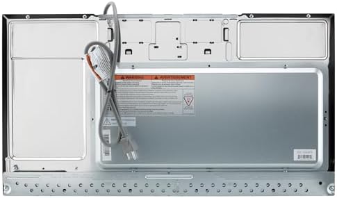 Tough Grade 1.5 Cu. Ft. Over-the-Range RV Microwave with Vent, Light, Sensor Cook, Convection, Rack, Stainless Steel | 120V Compact Microwave Oven with Touchpad Controls & Multi-Level Cooking