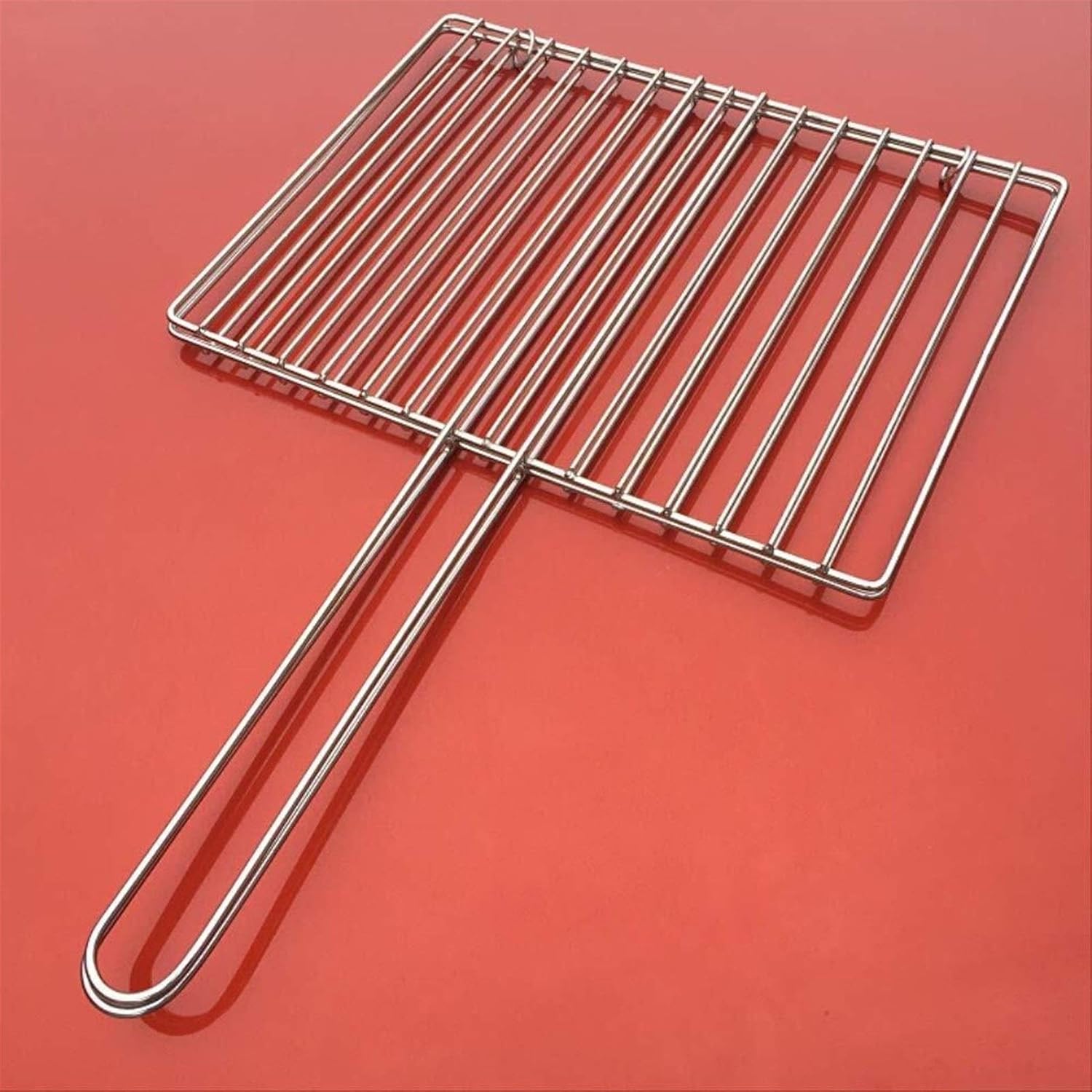 Grill Basket,BBQ Grill Rack, Barbecue mesh Clip,Outdoor BBQ Tools Medium Barbecue Accessories Thickened 304 Grilled Fish Clip Stainless Steel