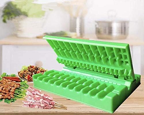 Easy Barbecue Kebab Maker Meat Brochettes Skewer Machine Bbq Grill Accessories Tools Set With 3 in 1 multifunction