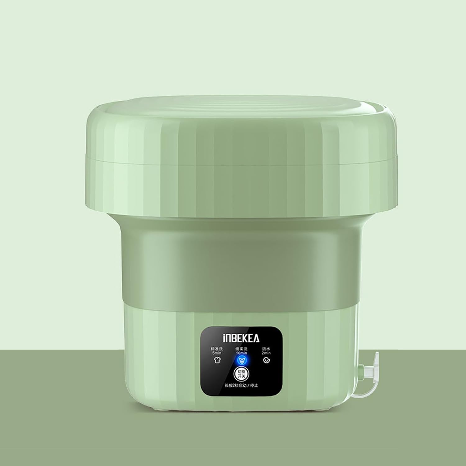 DELURA Portable Washing Machines, Foldable Mini Compact Washing Machine for Underwear or Small Items, Apartment, Dorm, Camping, RV Travel Laundry (Color : B)