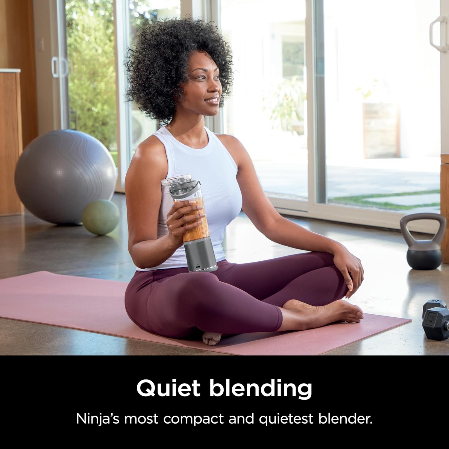 Ninja Blast Portable Blender & Accessories, Cordless, 18oz. Vessel, Personal Blender for Shakes & Smoothies, Leakproof Lid & Sip Spout, USB-C Cord, Dishwasher Safe Parts, BPA Free, Grey, CL155AGY