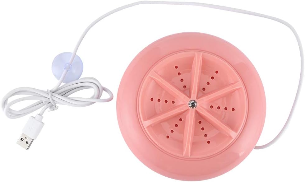 Haofy 8L 18W Mini USB Powered Washing Machine, Portable Desktop Laundry Washer Ultrasonic Clothes Washing Machine for Washing Socks, Baby Clothes, Home and Travel Use ()