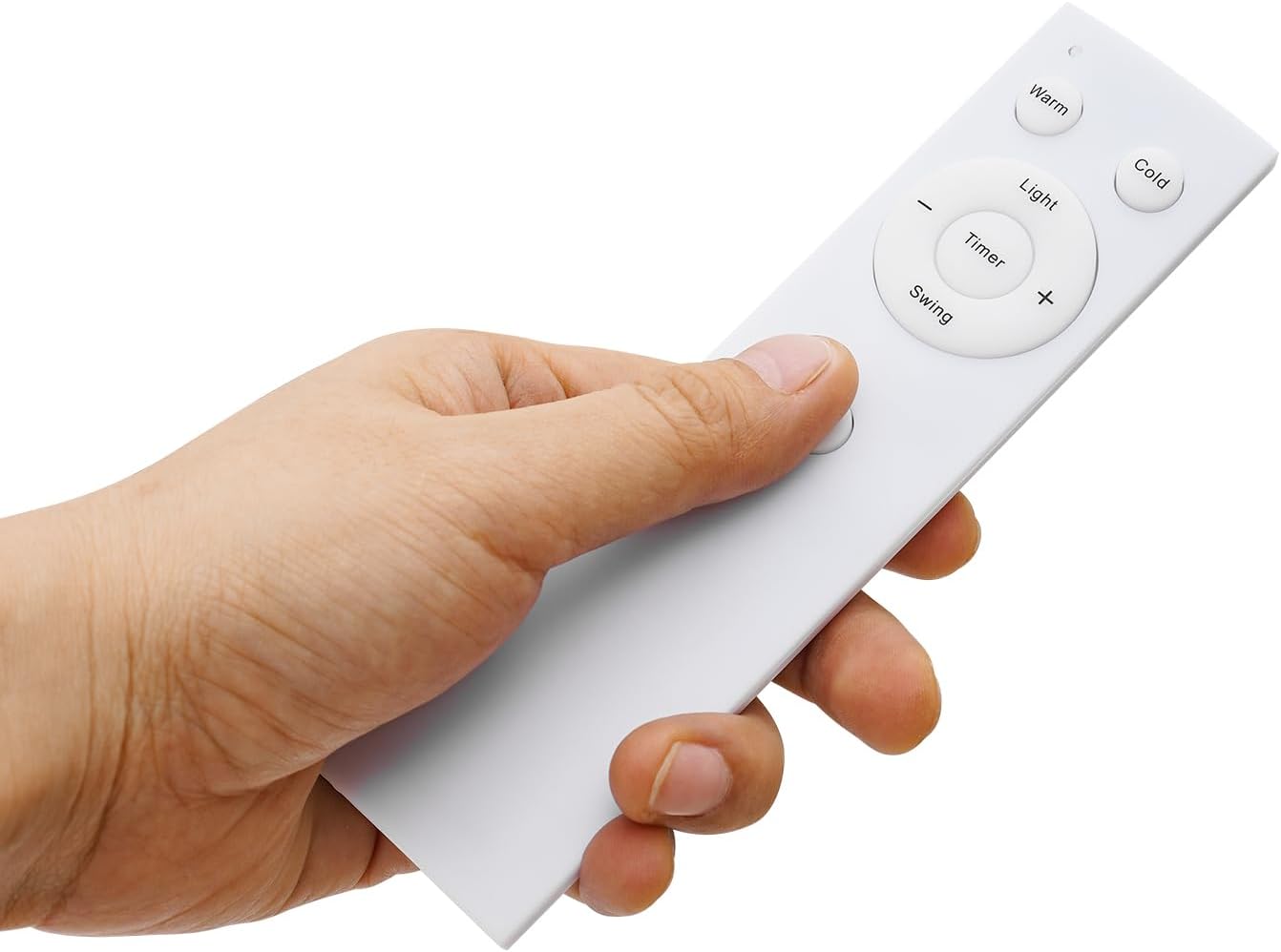 KOLHGNSE 3-in-1 Cooling Heating Fan, 1800W PTC Portable Air Conditioner Fans Remote Control with Humidifier, 3 Speeds 90° Oscillation, Quiet Floor Standing Fan for Bedroom Living Room (White)