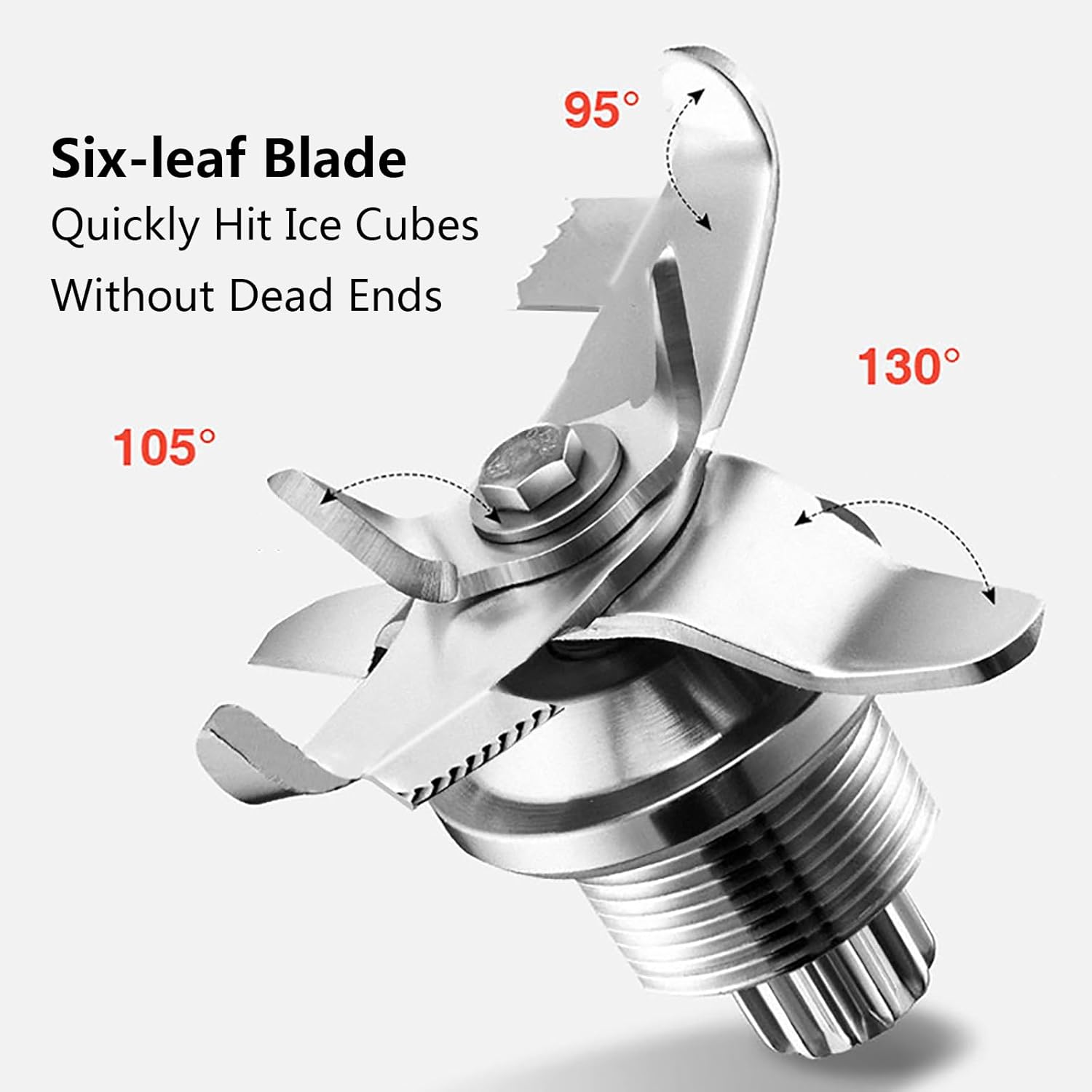 2000ml Professional Blender, 2200W Professional Blender with Soundproof Shield, with 6 17000rpm Blades and Automatic Cleaning, Blender, for Kitchen, Fruits, Shakes, Smoothies, and Frozen Drinkser