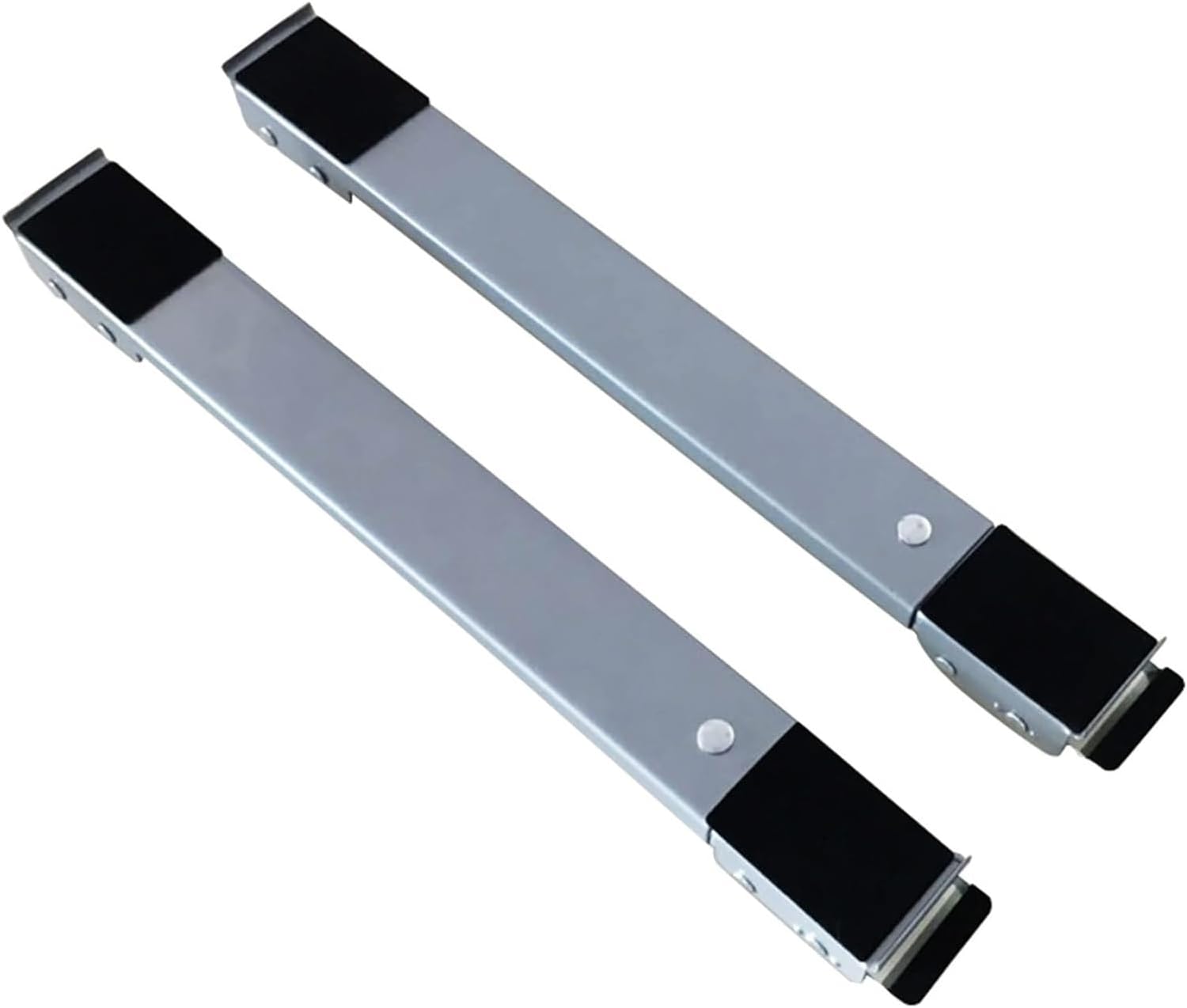 Fridge Stand,Washing Machine Base, Multi-Functional Movable Adjustable Washer Dryer Refrigerators Pedestal Moving Cart(Silver)