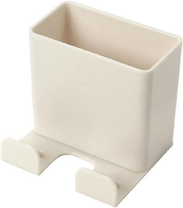 Under Bed Storage Wall Mounted Organizer Storage Box Remote Control Air Conditioner Stand Holder Hotel Office Home Storage Box Home Supplies (Color : Gray) (Beige)