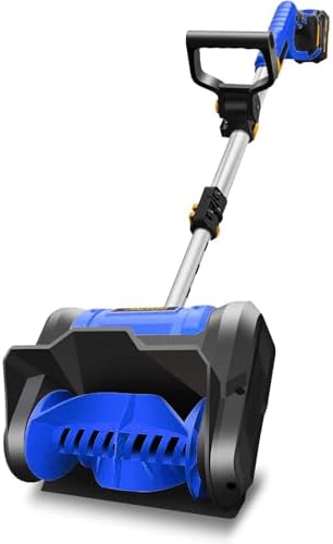 24V Cordless Snow Shovel 13 Inch Kit, 24V 4Ah Battery
