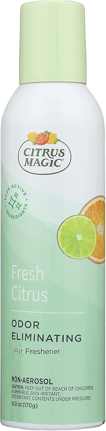 Citrus Magic Odor Eliminating Air Freshener Spray, Fresh Citrus, 6-Ounce