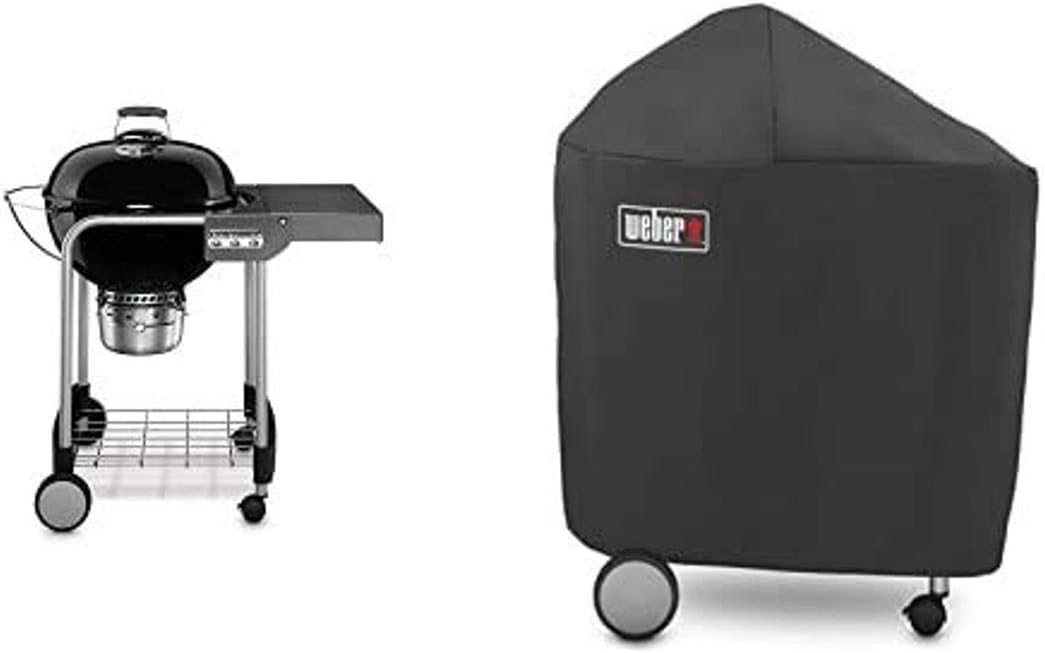 Weber Performer Charcoal Grill, Black With Cover, Tuck-Away Lid Holder