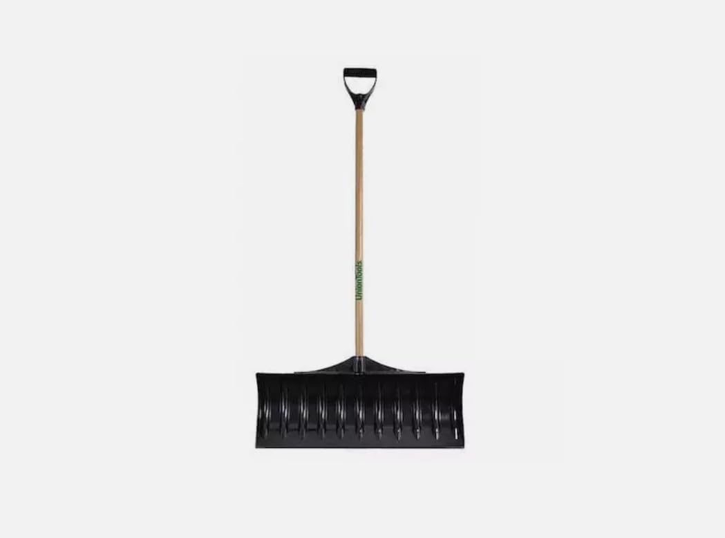 1628600Gr Snow Shovel W/ 30 in W Blade, 42 in L Poly/Wood Handle W/,Replacement for Union Tools OEM