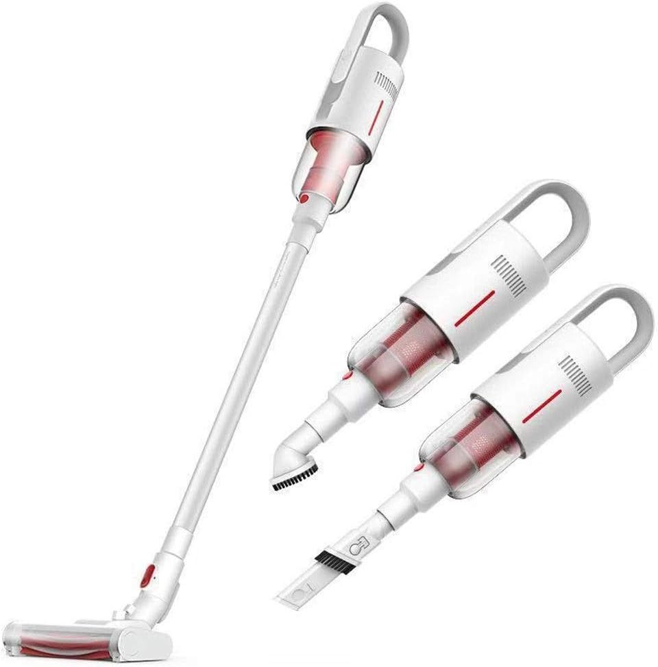 Hard Floor Vacuum Cordless Vacuum Cleaner, Handheld Vacuum Cleaner, Large-Capacity Dust Cup Vacuum Ideal for Hard Floor Carpet Pet Hair for Home Light Weight Power Strong Suction Powered Bru