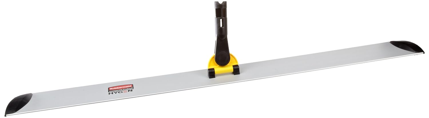 Rubbermaid Commercial Products HYGEN Microfiber Quick-Connect Mop Frame, 36 inch, Silver, for Janitorial/Professional/Industrial Cleaners for Heavy-Duty Floor Cleaning/Mopping/Dusting