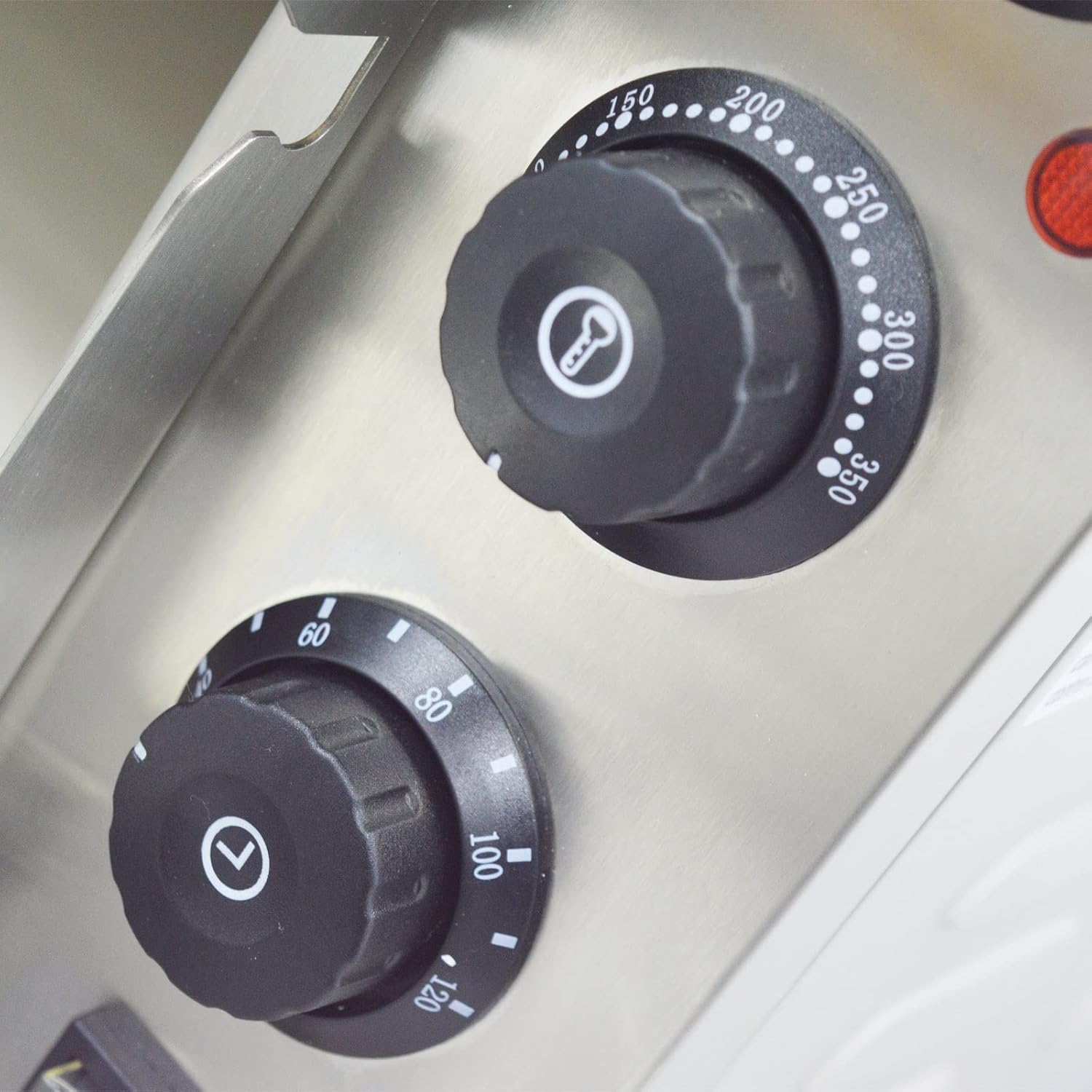 TECHTONGDA Commercial Pizza Oven Convection Oven 2KW Single Electric Commercial Bread Machine with 2 Thermostats