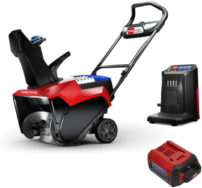 Toro 60V MAX 21 in. Power Clear Self Propel Snow Blower with (1) 60V MAX Flex-Force 5.0Ah Lithium-Ion Battery and (1) Charger