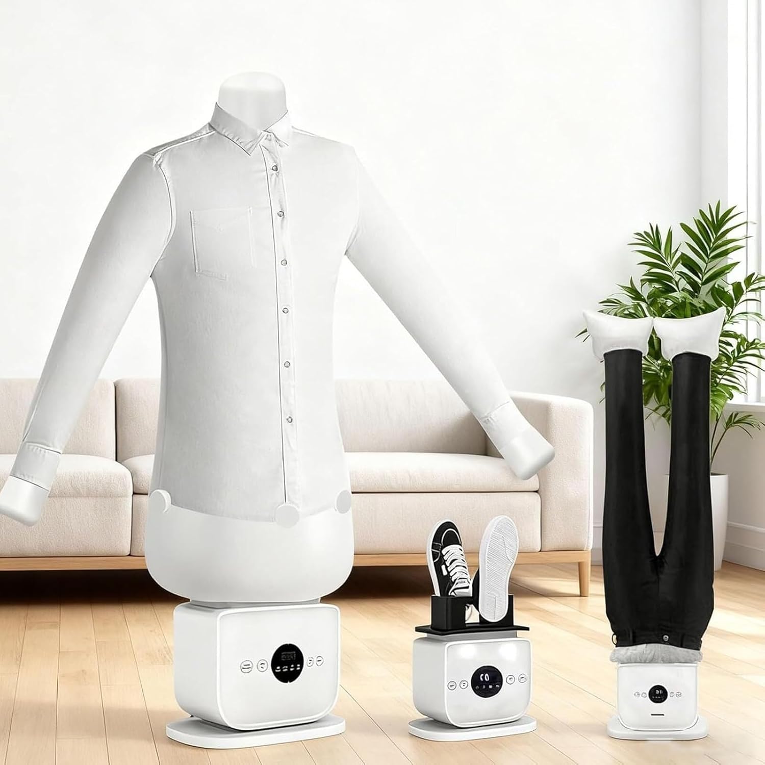 Automatic Ironing Machine, Hot Air Dryer And Iron, Garment Care For All Fabrics, Portable Steamer For Clothes/Shits/Shoes