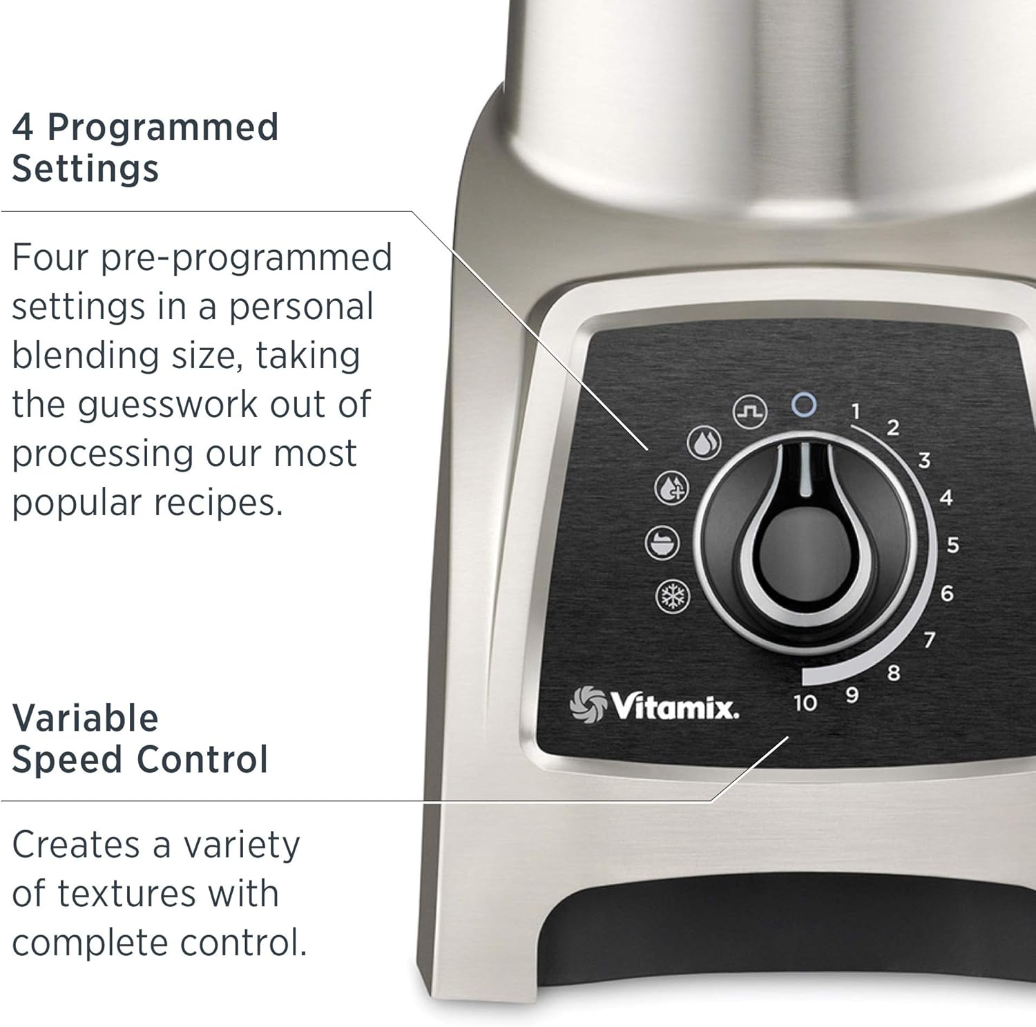 Vitamix S55 S-Series Blender, Professional-Grade, 40oz. Container, Brushed Stainless Finish