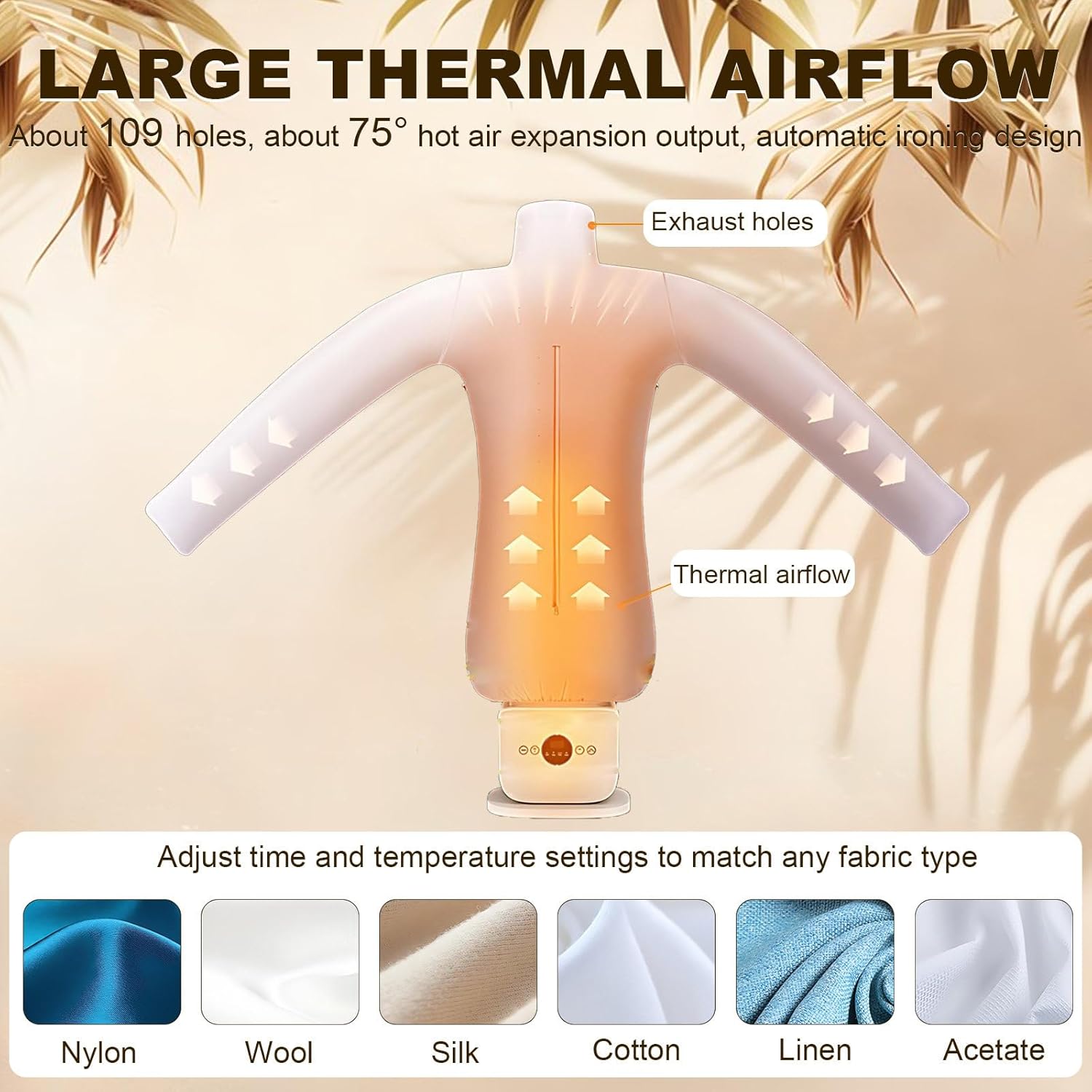 Portable Automatic Ironing Machine,1250W Wireless Vertical Steam Iron with Four Internal Sock Clips,Clothes Drying Rack & Hanging Garment Steamer for Clothes and Fabric A