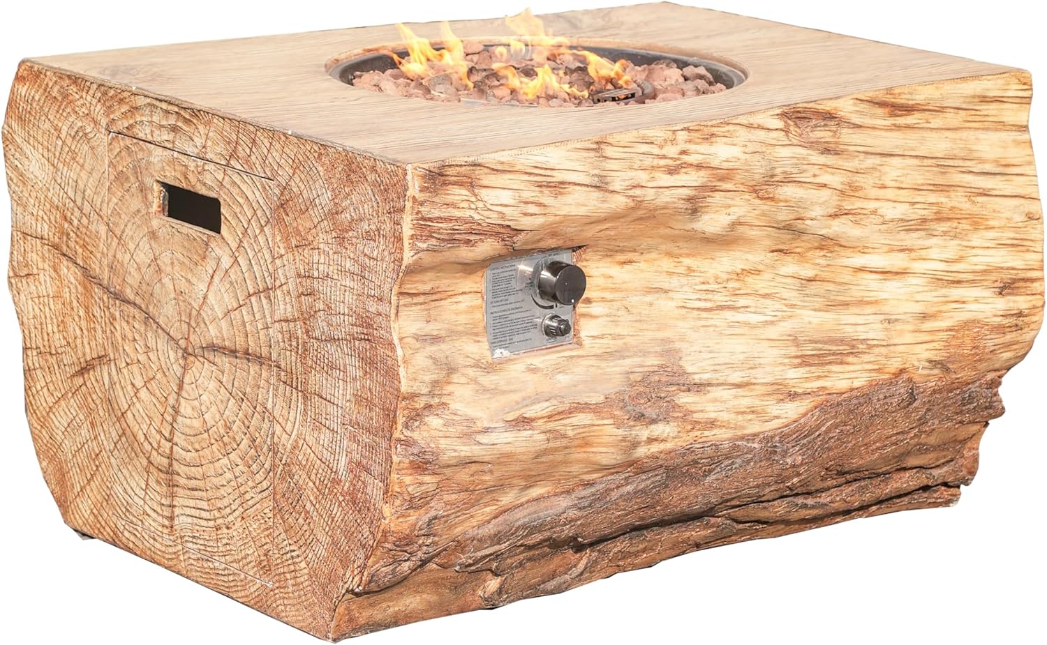 2 in 1 Outdoor Fire Table 50,000 BTU Gas Burner & Coffee Table 40