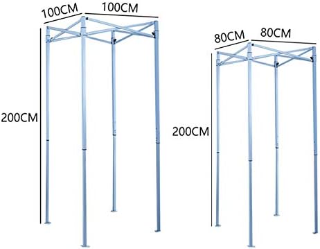 BEIFU FORM Fitting Room Mobile Fitting Room Curtain of Clothing Store Changing Room Curtain Track Curtain Ring Shelf (Silver, 80cm)