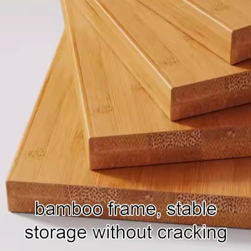 Bamboo Robot Vacuum Stand with Adjustable Shelf & Drawer - Space-Saving Organizer for Home, Eco-Friendly Design, Ideal for Smart Cleaners, Modern Living Spaces