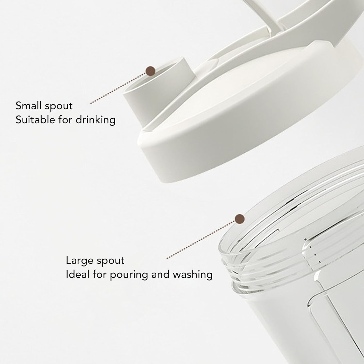 500mah Electric Mixer Cup Quiet Portable Plastic Leak Proof Electric Shaker Bottle with Smart Blending System, Mix Milk and Protein with 30s Shake for