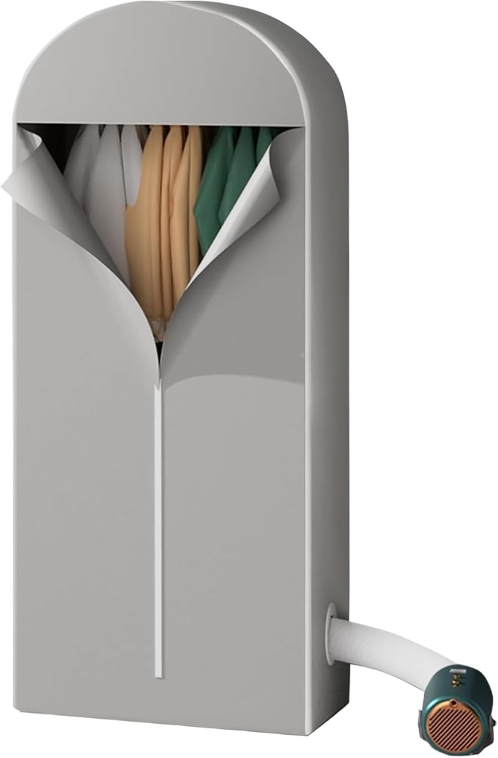 Portable Cloth Dryer, Multifunctional Small Dryer Machine, Fast-Drying Machine with Adjustable Timer, Travel-Friendly Mini Dryers for Apartments RV and Travel Outdoor(Green)