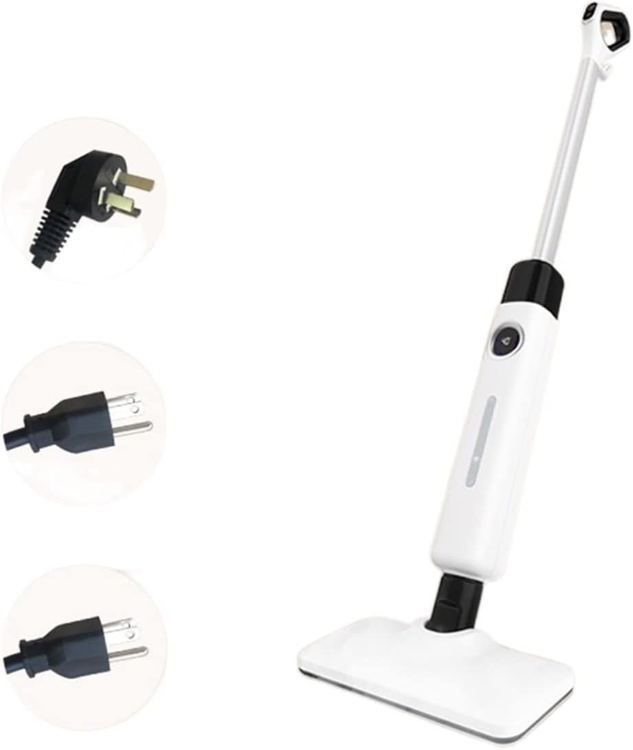 Steam Mop Cleaner 10-in-1 Laminate/Hardwood/Tiles/Carpet Kitchen - Garment - Clothes - Pet Friendly Steamer Whole House Multipurpose Use (Color : Green, Size : X-Small) (White X)