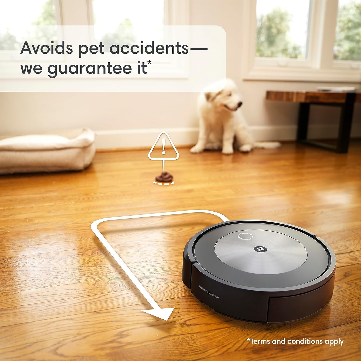 iRobot Roomba Combo j5+ Self-Emptying Robot Vacuum & Mop – Identifies and Avoids Obstacles Like Pet Waste & Cords, Empties Itself for 60 Days, Clean by Room with Smart Mapping, Works with Alexa​