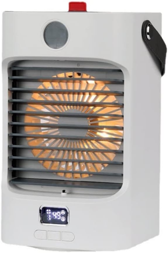 3-in-1 Portable Air Conditioner Fan, Personal Evaporative Cooler, USB Rechargeable Desktop Cooling Fan, Desk Cooling Fan for Bedroom, Dorm, Travel, Office