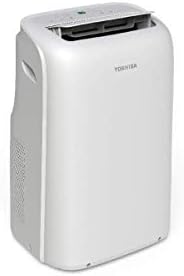 Toshiba PD0811CRU, 8,000 BTU, 6,000 SACC 115-Volt Portable Air Conditioner and Dehumidifier with Remote (Renewed)