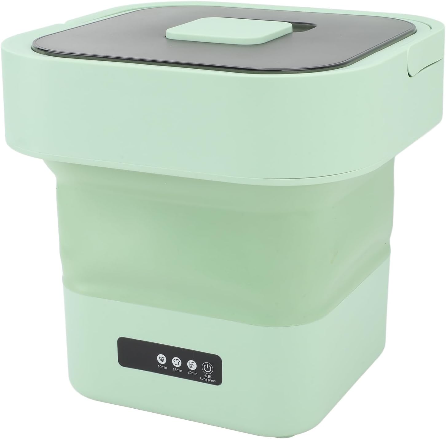 aqxreight Portable Washing Machine, 10L Mini Laundry Washer with Drying Function for Underwear, Baby Clothes, Sock, Small Delicates. Foldable Washer and Dryer Combo for Apartment, (US Plug