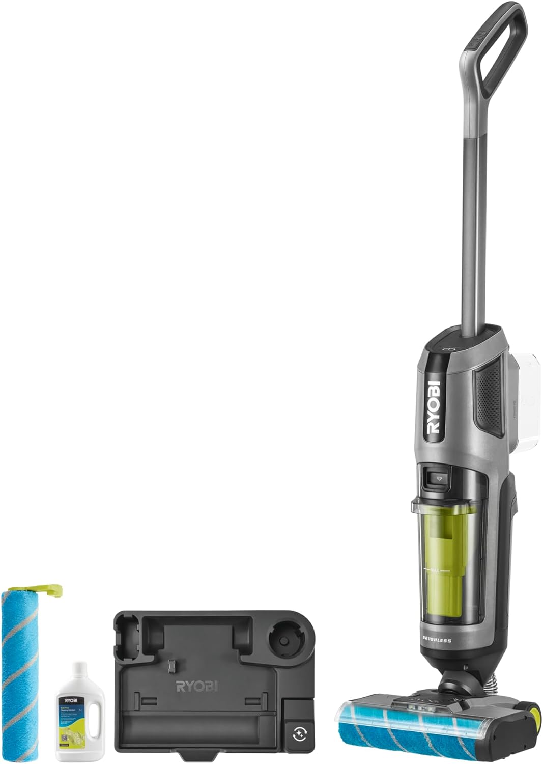 Ryobi RHFC18BL-0 3-in-1 Brushless Floor Cleaner Vacuum Cleaner 18V Battery Body Only