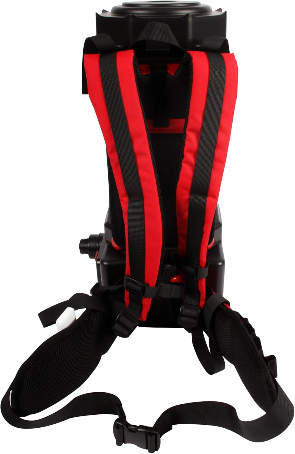 Cen-Tec Systems 99120 HEPA Commercial Backpack Vacuum with Electric Power Nozzle Attachment Set, 6 Qt, Black