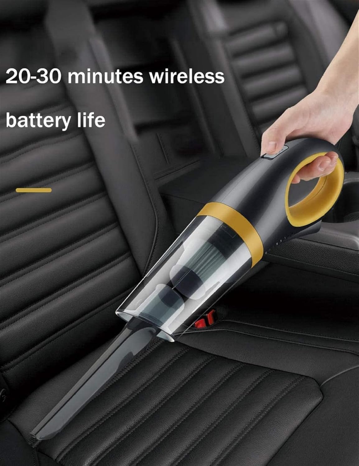 Handheld Vacuum, Cordless Handheld Vacuum, 6000PA Portable Hand Vacuum Cleaner for Pet Hair, Home, and Car Cleaning