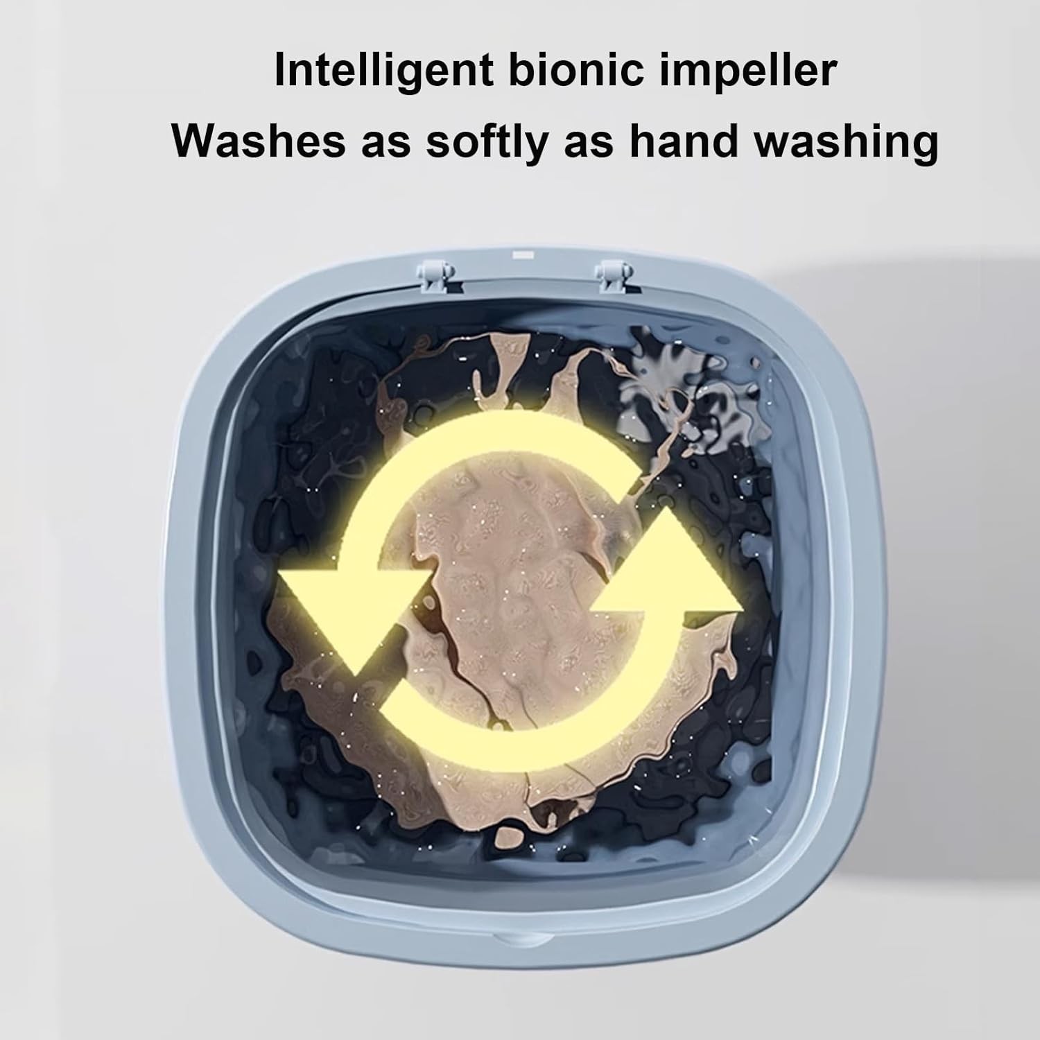 Mini Portable Washing Machine, 17L Small Foldable Washing Machine, Underwear Washer, Perfect for Household, Baby Clothes, Travel, Apartments/Dorms/RVs(Purple)