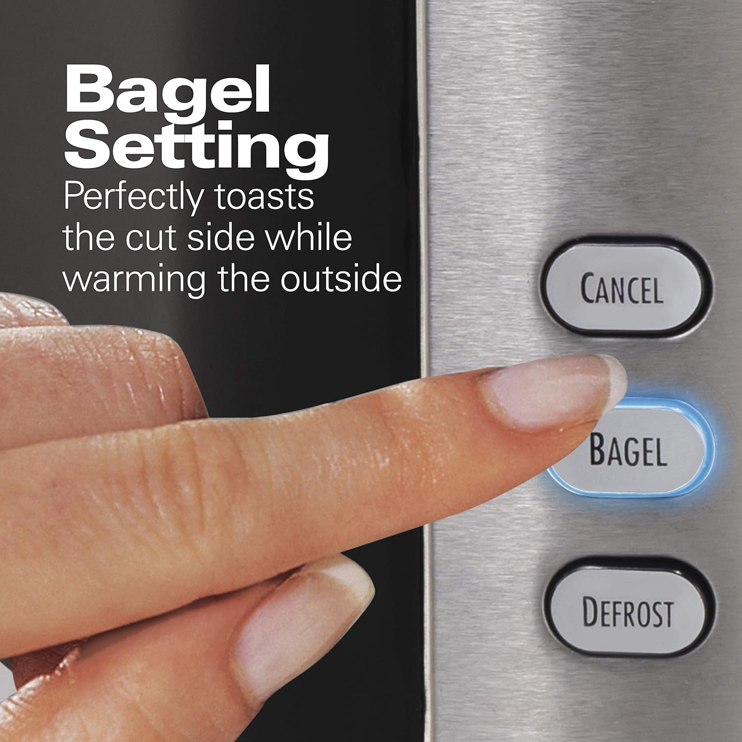 Hamilton Beach 2 Slice Extra Wide Slot Toaster with Bagel & Defrost Settings, Shade Selector, Toast Boost, Auto Shutoff, Black & Stainless Steel (22633) and Hamilton Beach Power Elite Wave Action blender-for Shakes & Smoothies, Puree, Crush Ice, 40 O