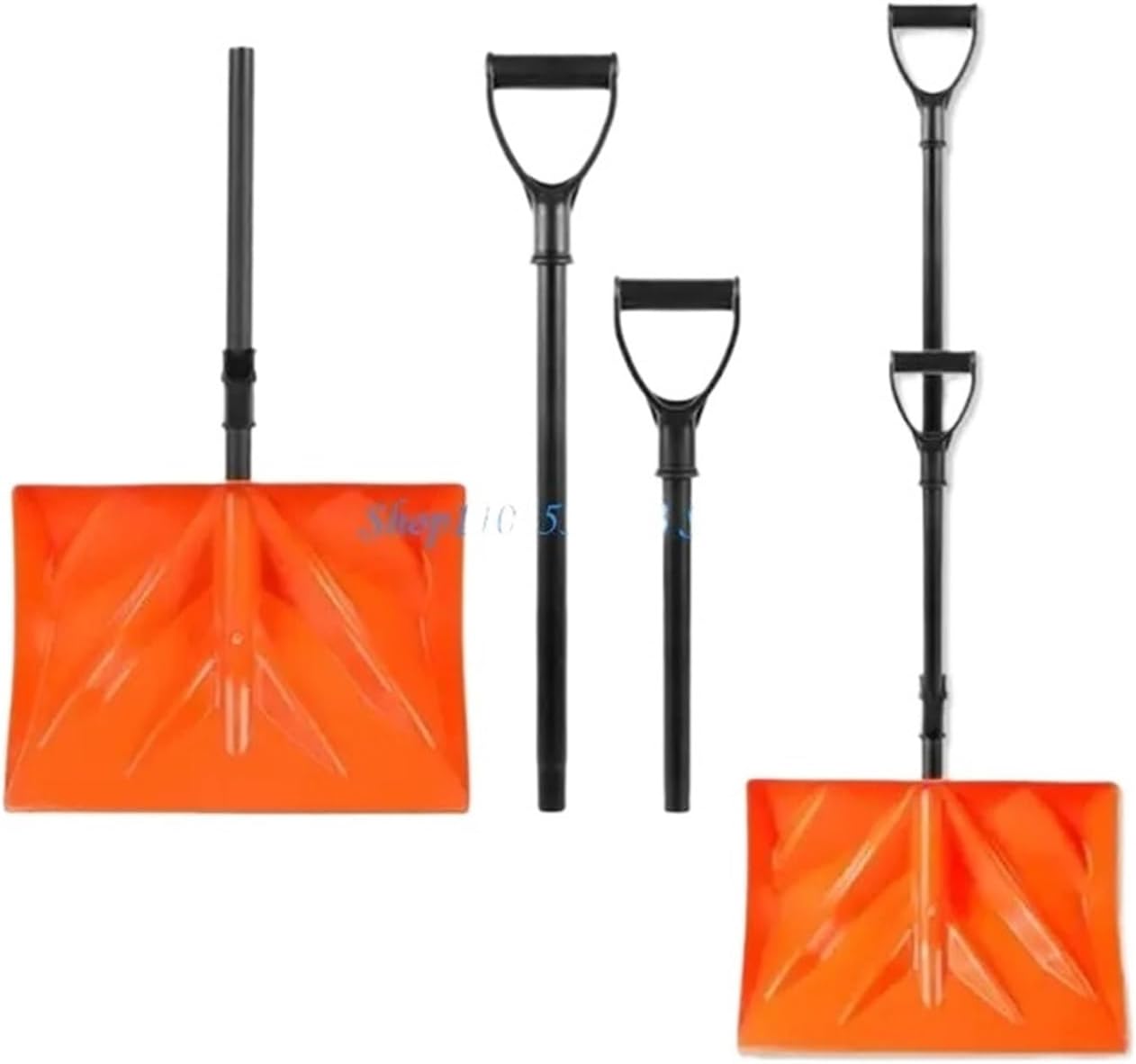 Compatible for Y6GD, Portable Plastic Snow Shovel, Removable Hand Shovel, Agricultural & Winter Maintenance Tool, for Stair & Walkways Use