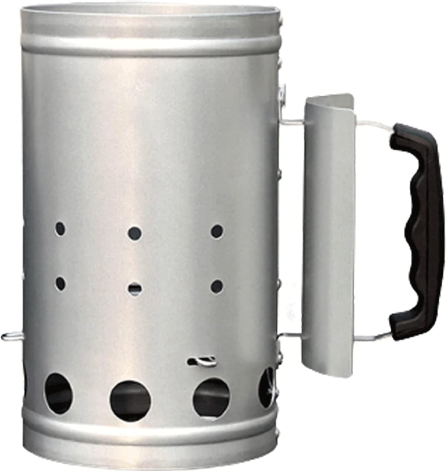 Charcoal Chimney Starter Heavy Duty Charcoal Chimney Starter | BBQ Chimney Starter for Charcoal Grill and Barbecues Quick Rapid Fire Briquette Charcoal Starter