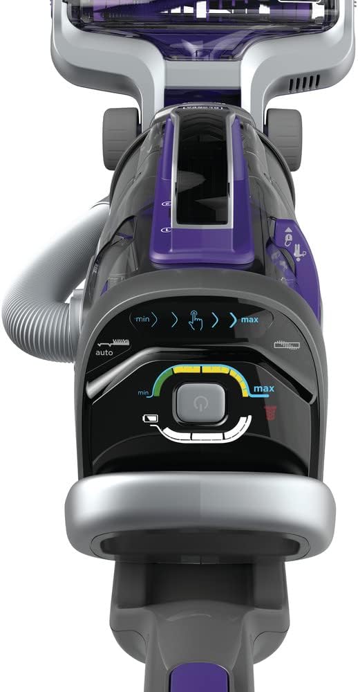 BLACK+DECKER HCUA525JP Cordless 2-in-1 Stick Vacuum, Powerseries Pro 20V Pet Vacuum, Purple