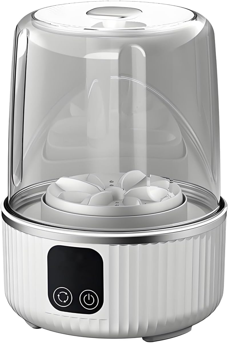 Mini Underwear Washing Machine, Three Wash Modes, 1.5L Capacity, Portable Washing Machine Washable Makeup Brushes, For Apartment Laundry Dorm (Purples)