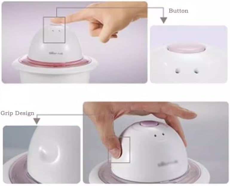 Ice Cream Maker Mini Children's Ice Cream Machine Stall Small Fully Automatic Home Made Sweet Cone Ice Cream Ice Cream Machine Table Top Ice Cream Machine，Fun Kitchen Appliance