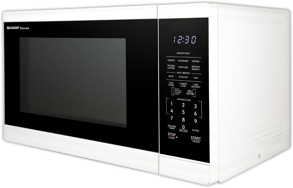SHARP Countertop Microwave Oven with Removable 12.4