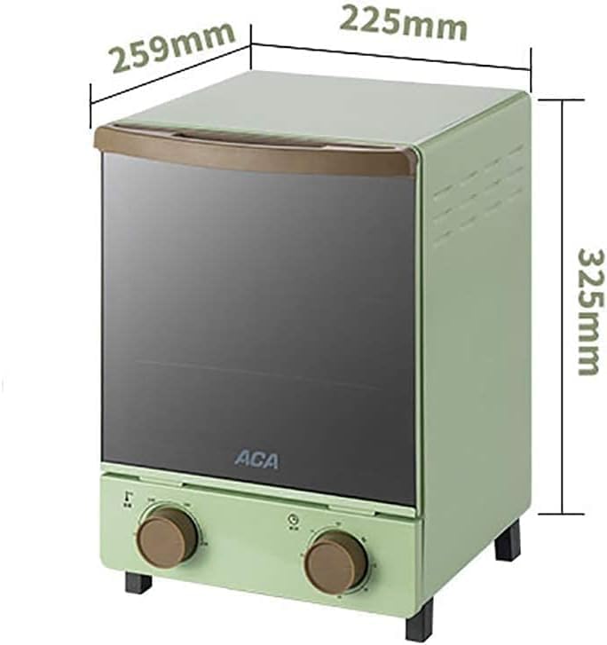 oven mini oven air fryer oven 12 Liters Retro Mini Vertical Oven Light Quartz Heating Tube Timing Mirror Glass Door Mini Ovens Toaster Oven Air Fryer,, Onesize