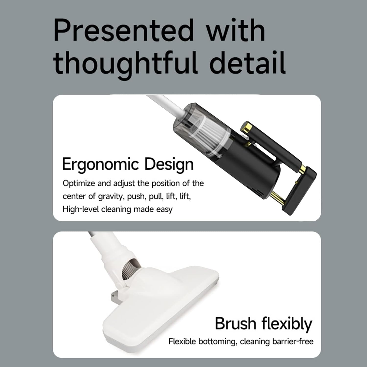 Portable Cordless Vacuum Cleaner-Wet & Dry Handheld Wireless Vacuum Cleaner Household Car Compact Large Suction Vacuum Cleaner