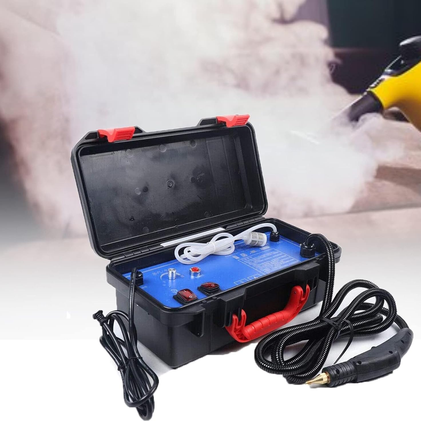 Portable High-Temperature Steam Cleaner, Handheld 5Bar Multifunction Steam Machine For Car, Home, Floors